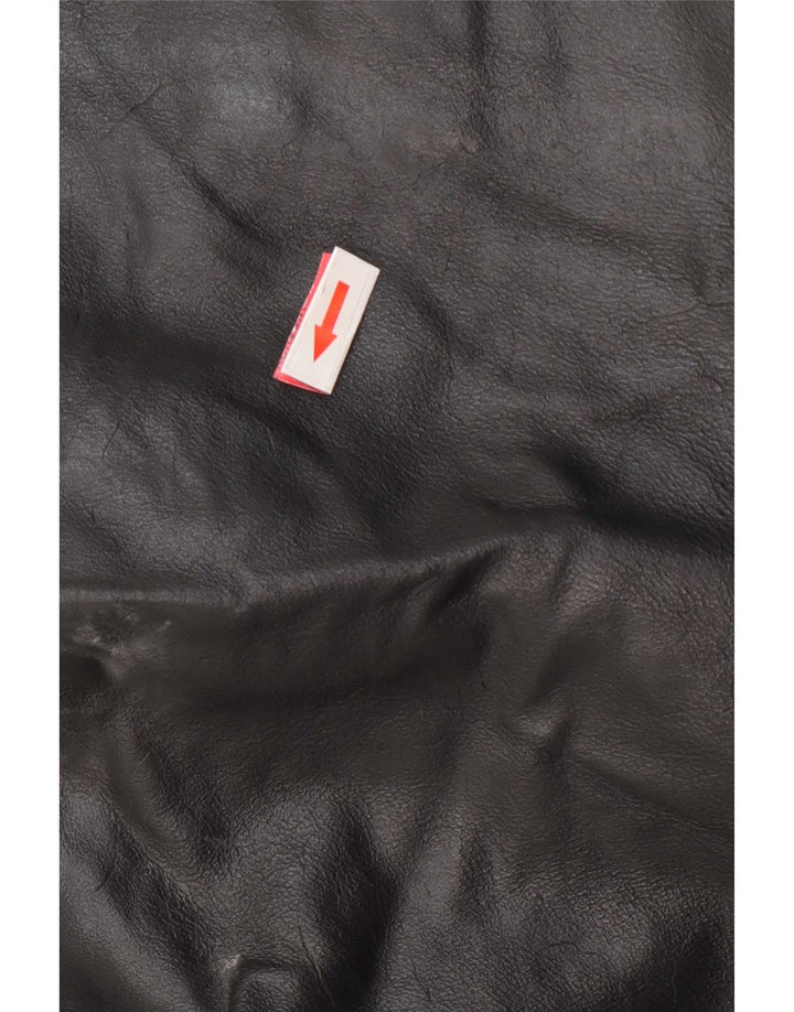 John Roose Herre Læderjakke UK 38 Medium Sort