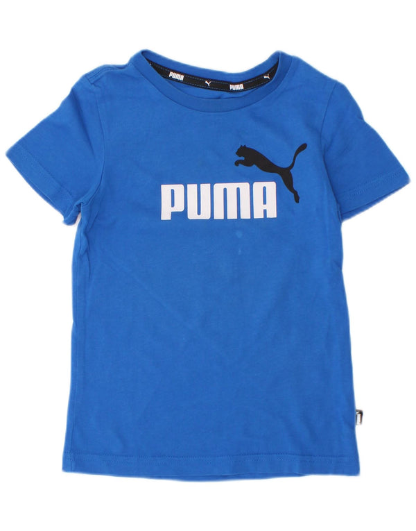 Puma drenge grafisk t-shirt top 3-4 år blå
