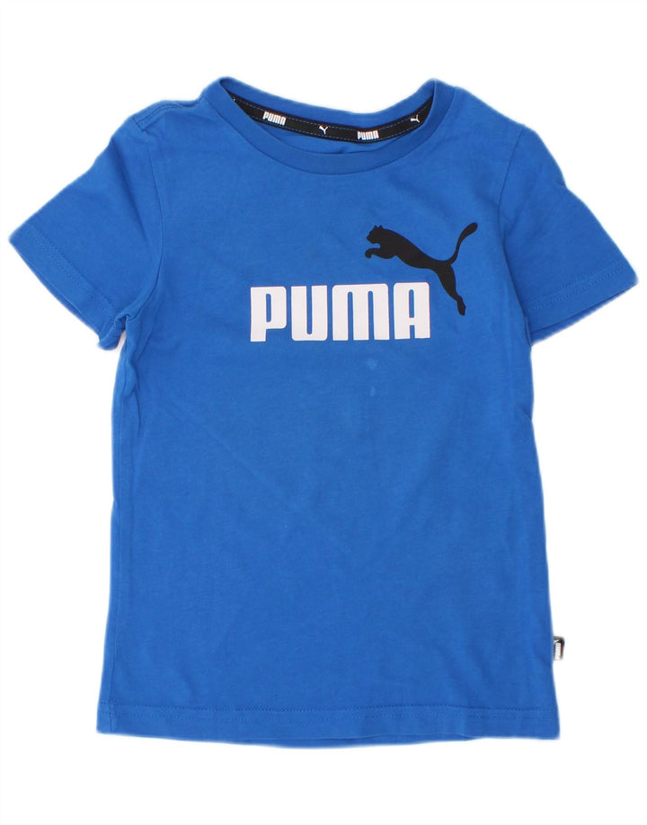 Puma drenge grafisk t-shirt top 3-4 år blå