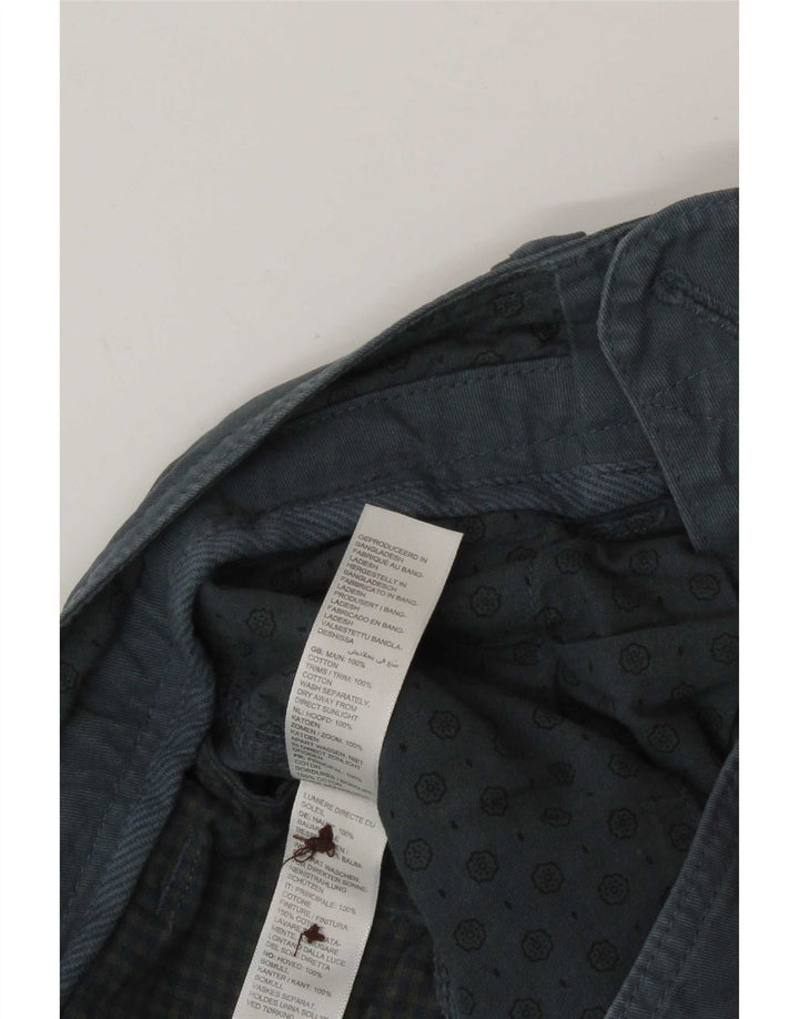 Fat Face Herre Chino Shorts Medium W30 Blue Cotton