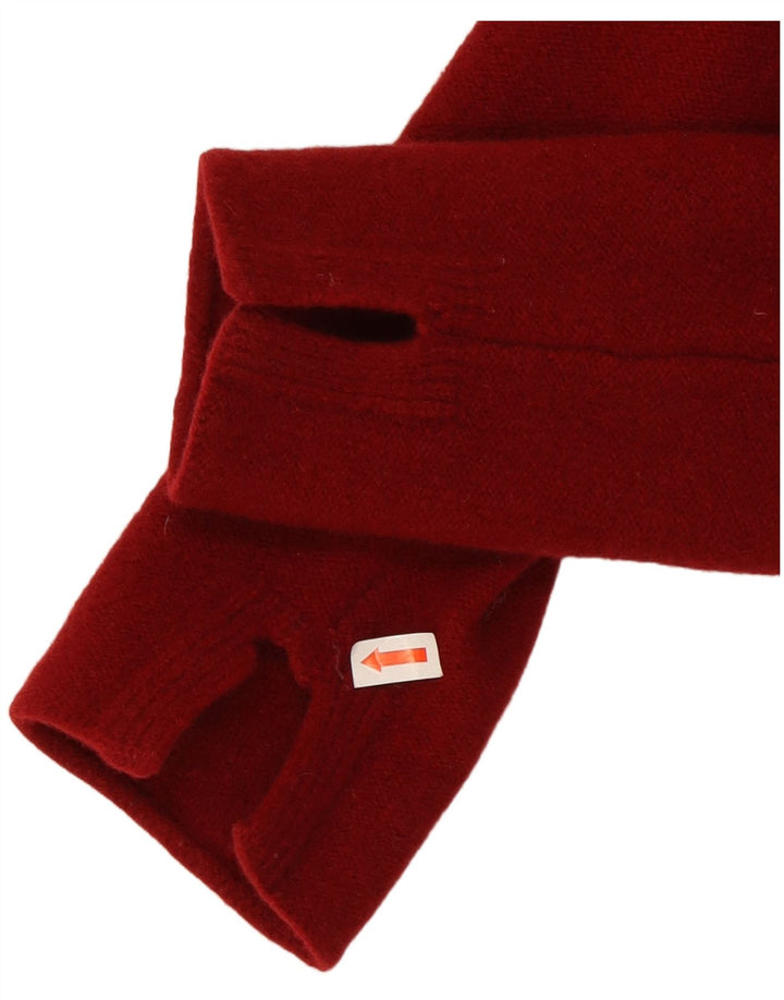 Toast Dame Boat Neck Jumper Sweater Small/Medium Rød Uld