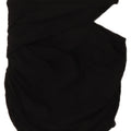 Zara Womens Crop One Shoulder Top UK 8 Small Black Viscose