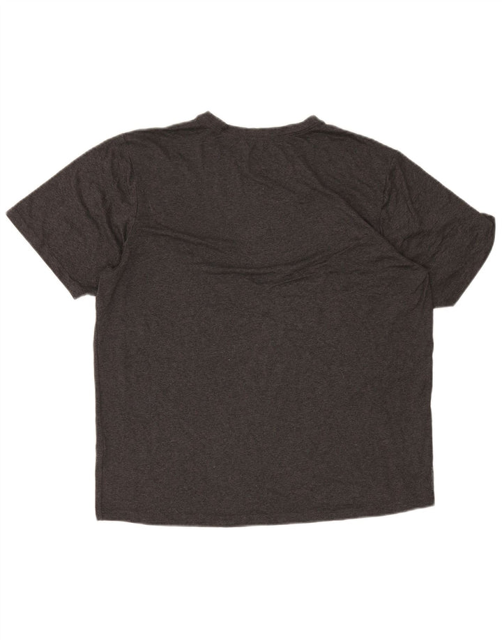 The North Face Herre T-Shirt Top Medium Grey Flecked Polyester