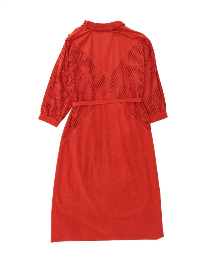 SCHWORM MODELL Womens 3/4 Sleeve Sheath Dress UK 12 Medium Red Vintage Schworm Modell and Second-Hand Schworm Modell from Messina Hembry 