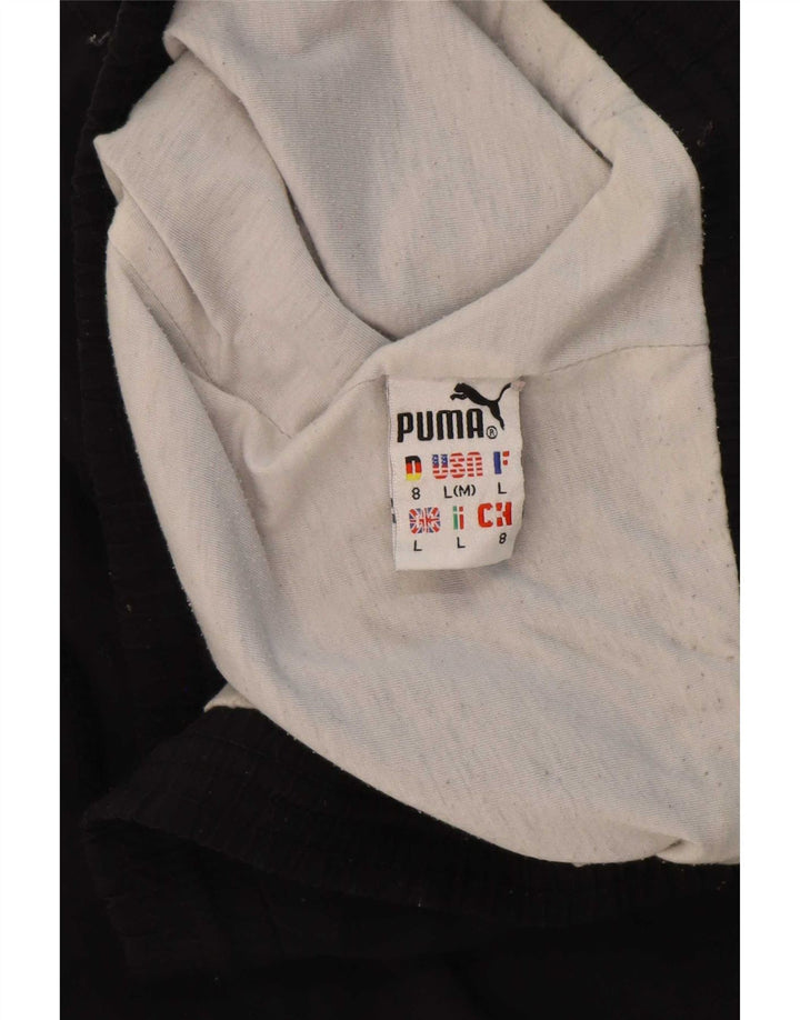 Puma Herre træningsdragt Bukser Joggers Large Sort Colourblock Polyamid