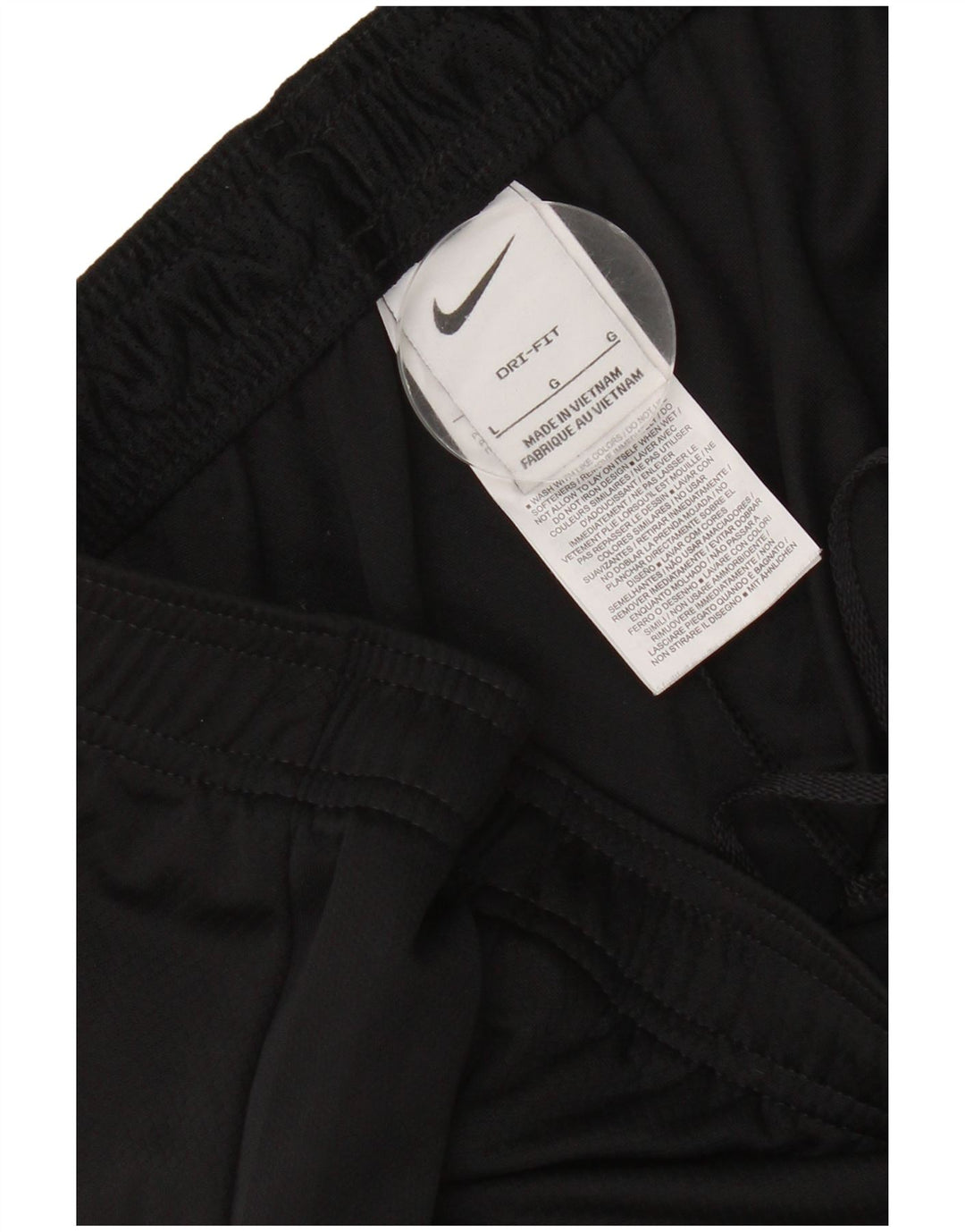 Nike Herre Dri Fit sportsshorts store sorte Colourblock Polyester