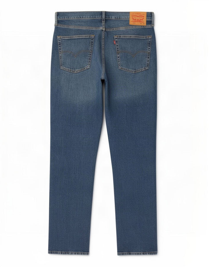 Levi's Herre 514 lige jeans W36 L32 blå bomuld