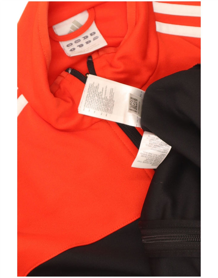 Adidas Træningsdragt til mænd Topjakke UK 38/40 Medium Orange Colourblock