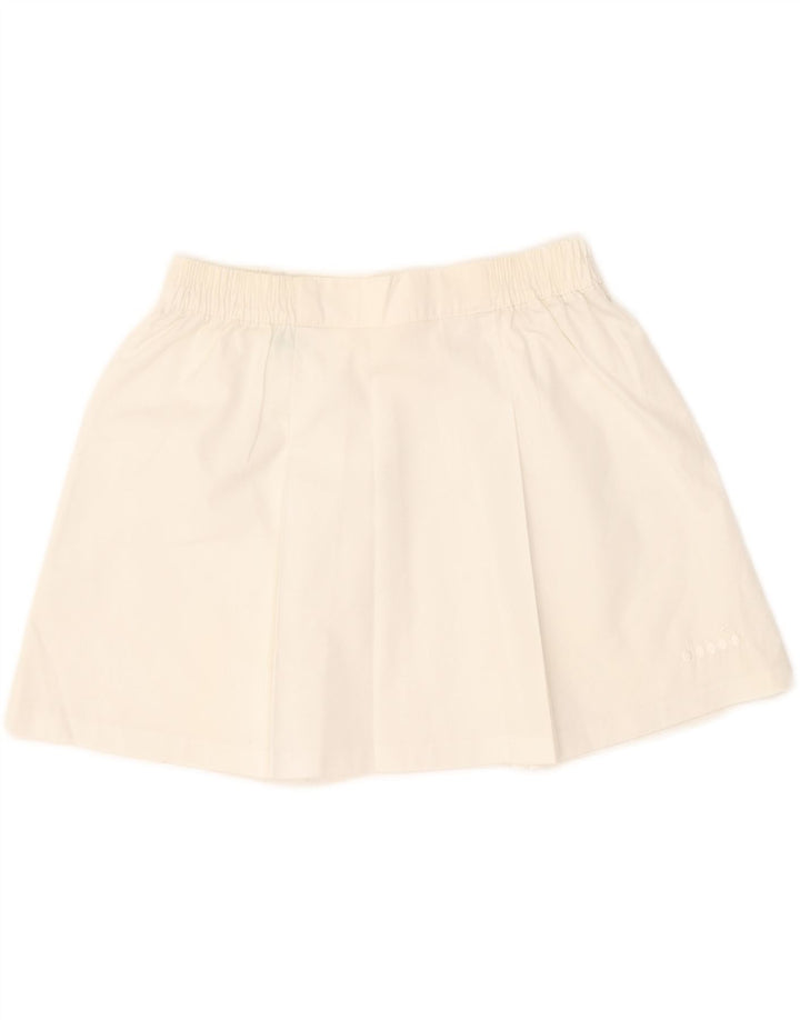 Diadora Dame Tennis Nederdel UK 10 Small White Polyester