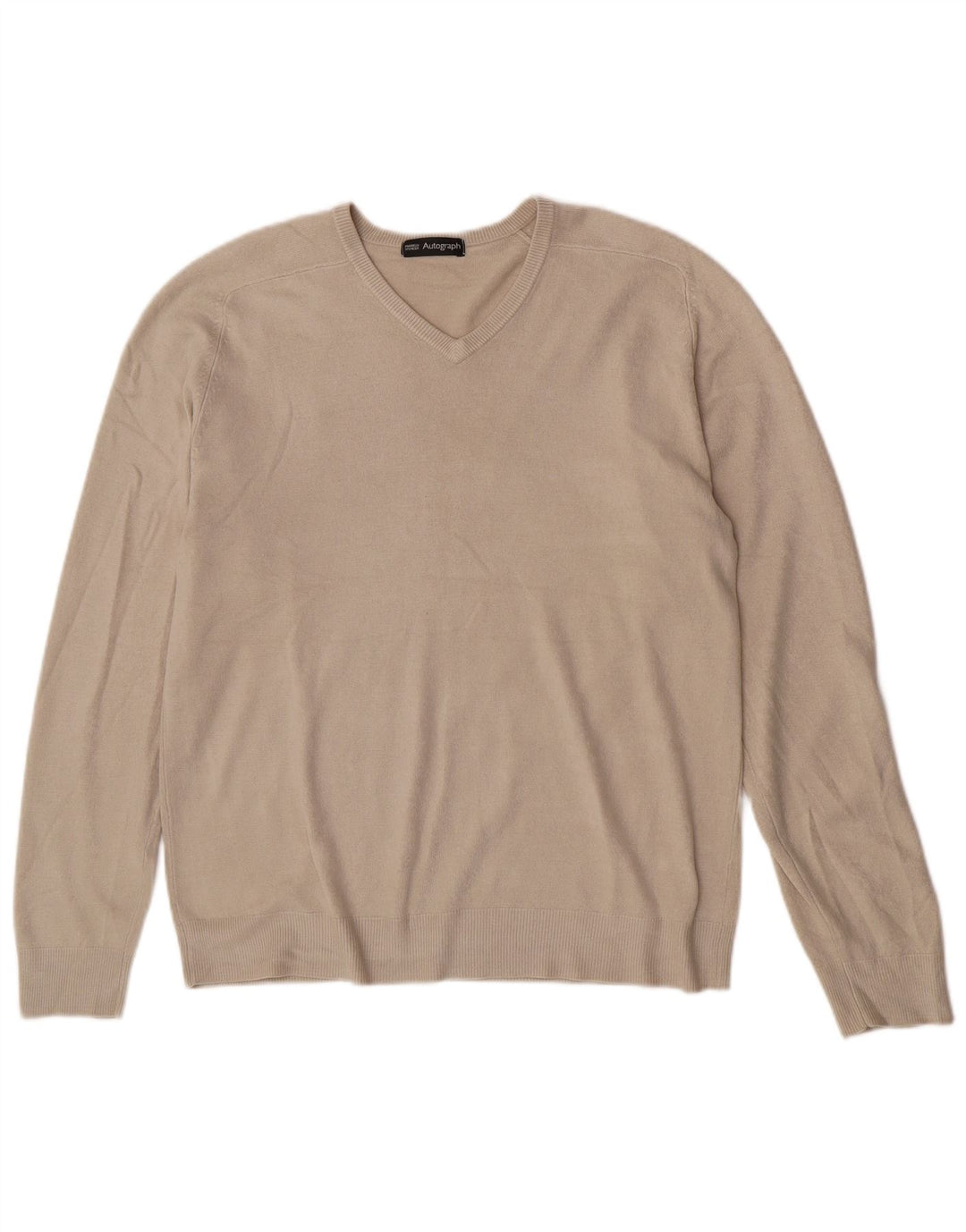 Marks & Spencer Herre Autograph V-hals sweater Medium Beige
