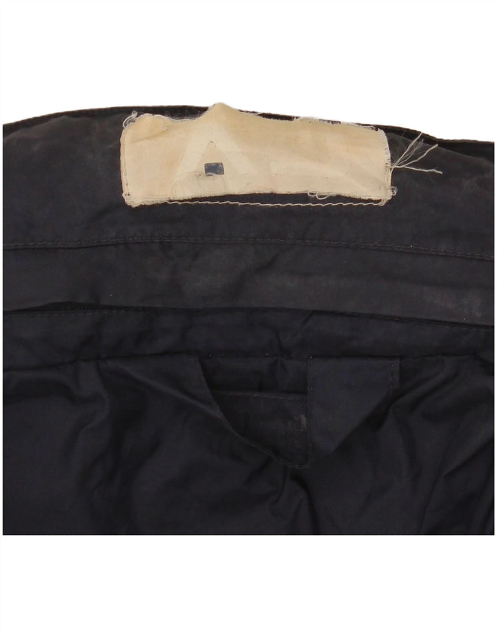 Armani Jeans Regnjakke til mænd UK 40 Stor marineblå polyamid