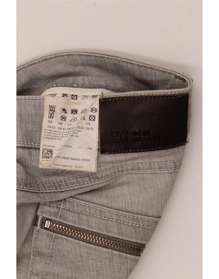 Hugo Boss Dame Slim Jeans W28 L32 Grå Bomuld