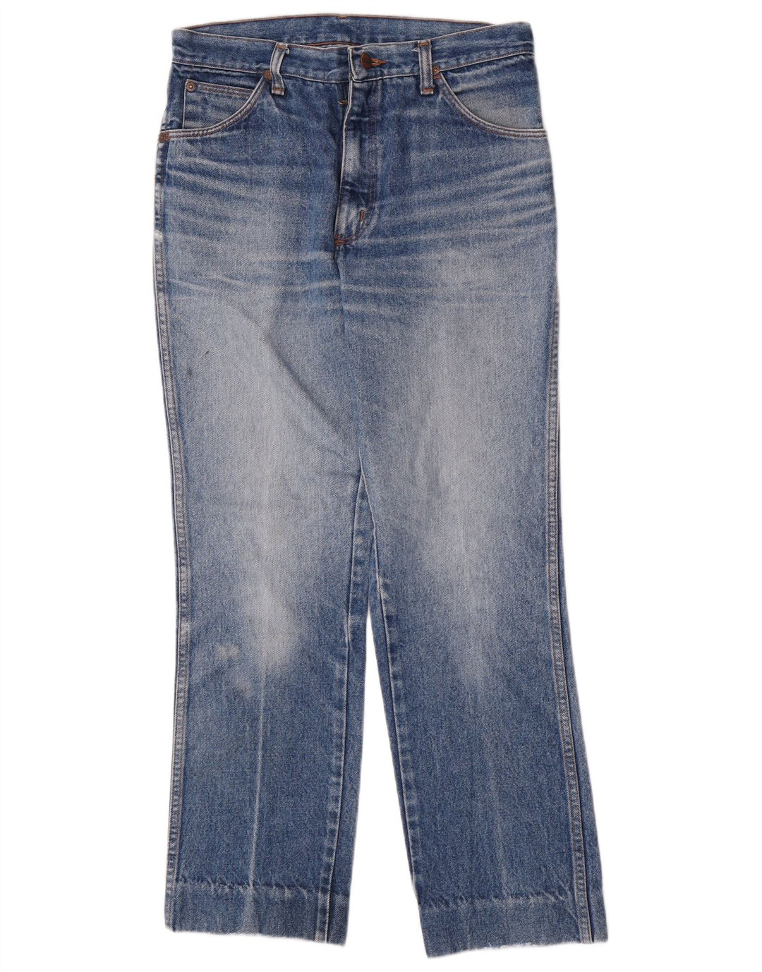 Wrangler Straight Jeans til mænd W30 L28 Blue Cotton Classic