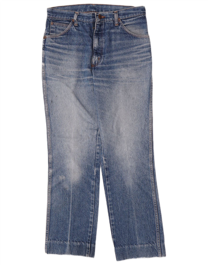 Wrangler Straight Jeans til mænd W30 L28 Blue Cotton Classic