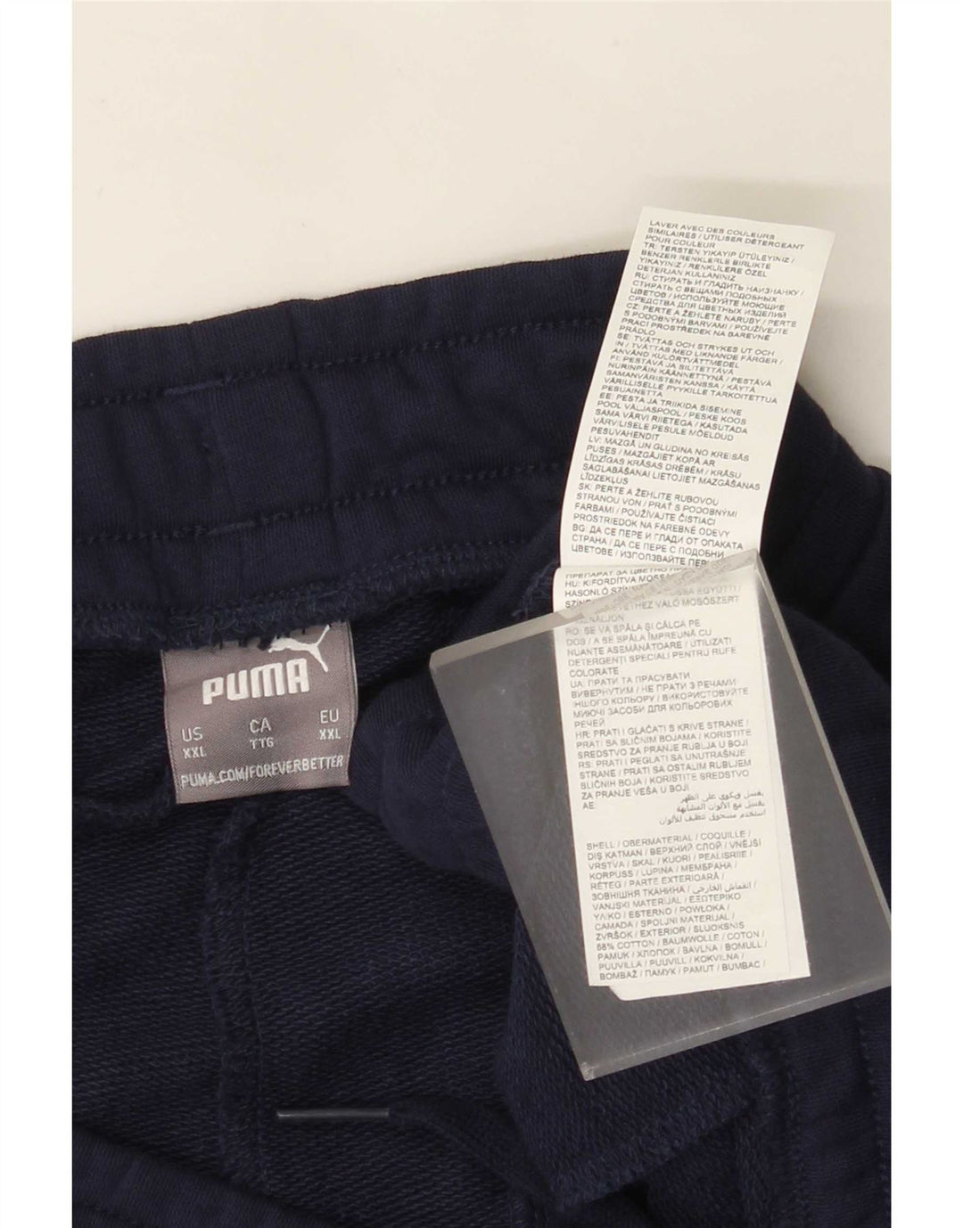 Puma Sportshorts til mænd 2XL marineblå bomuld
