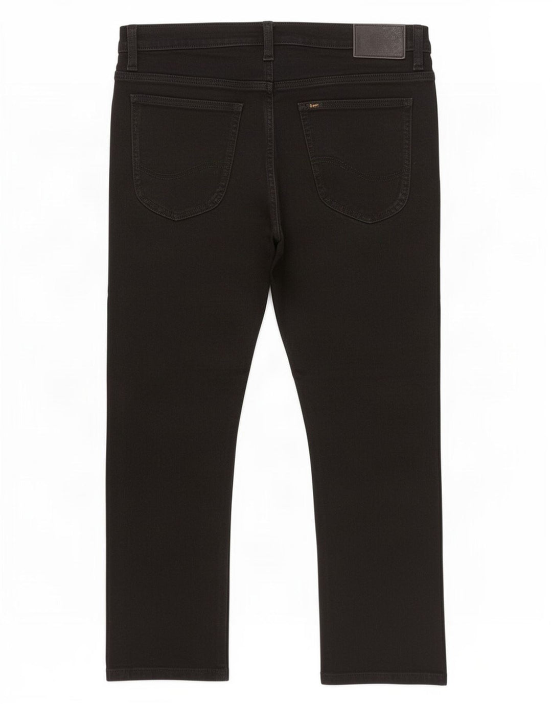 Lee Dame Luke Slim Cropped Jeans W34 L24 Sort Bomuld