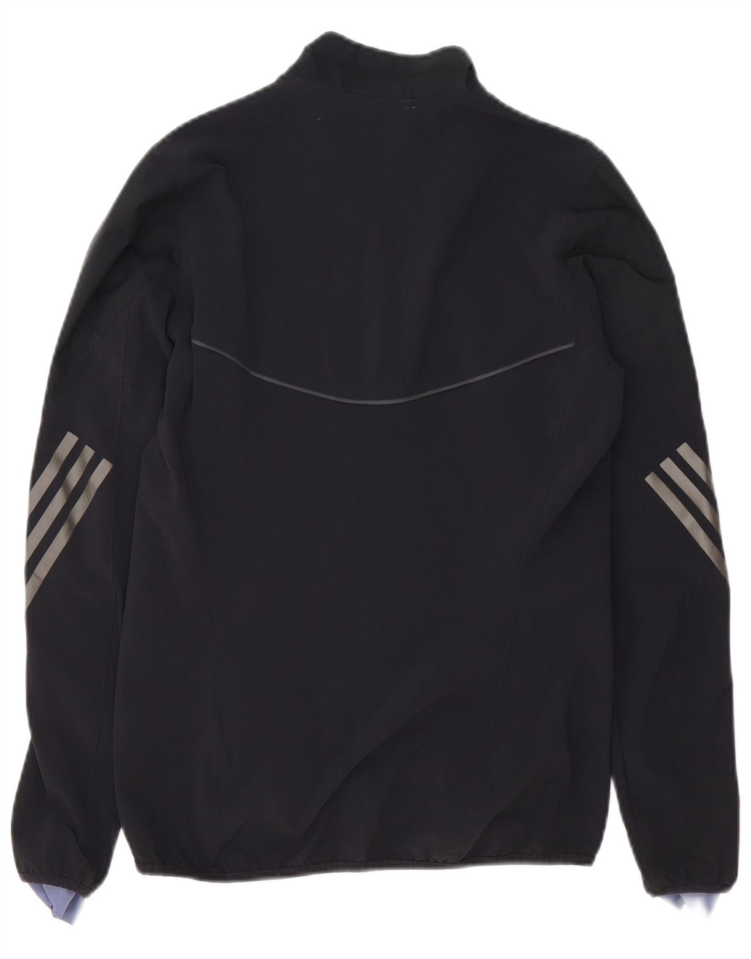 ADIDAS løbetræningsdragt topjakke til kvinder UK 10 Lille sort polyester