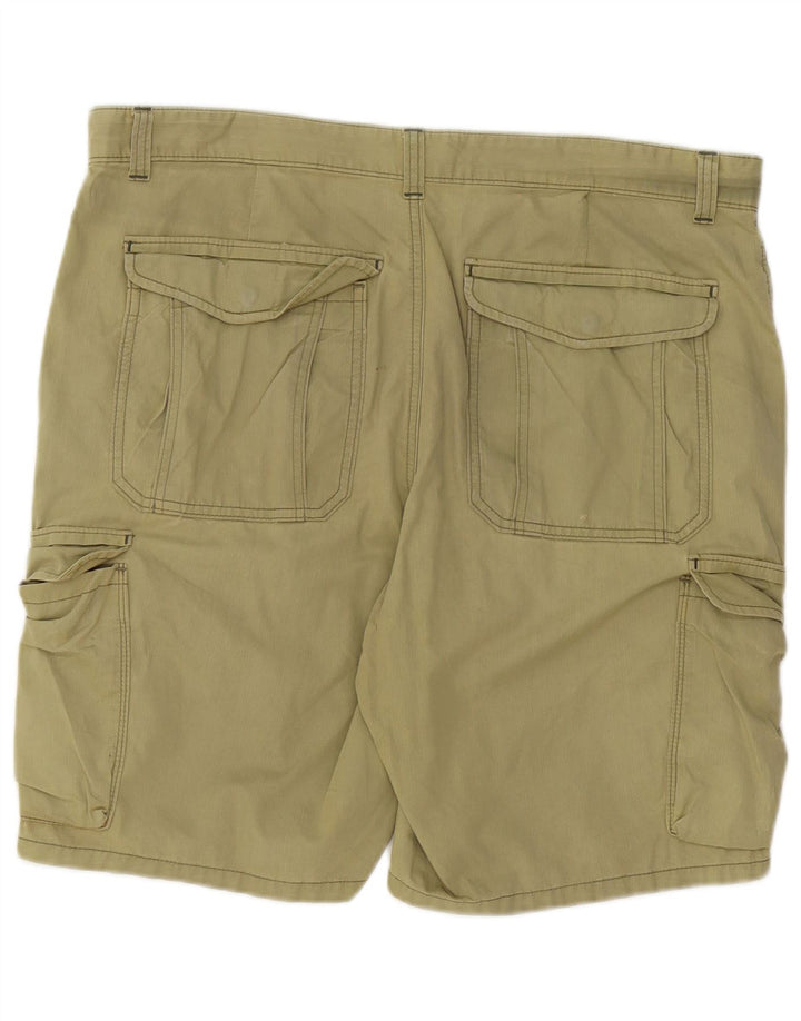 Marks & Spencer Herre Regular Cargo Shorts W38 XL Khaki Cotton