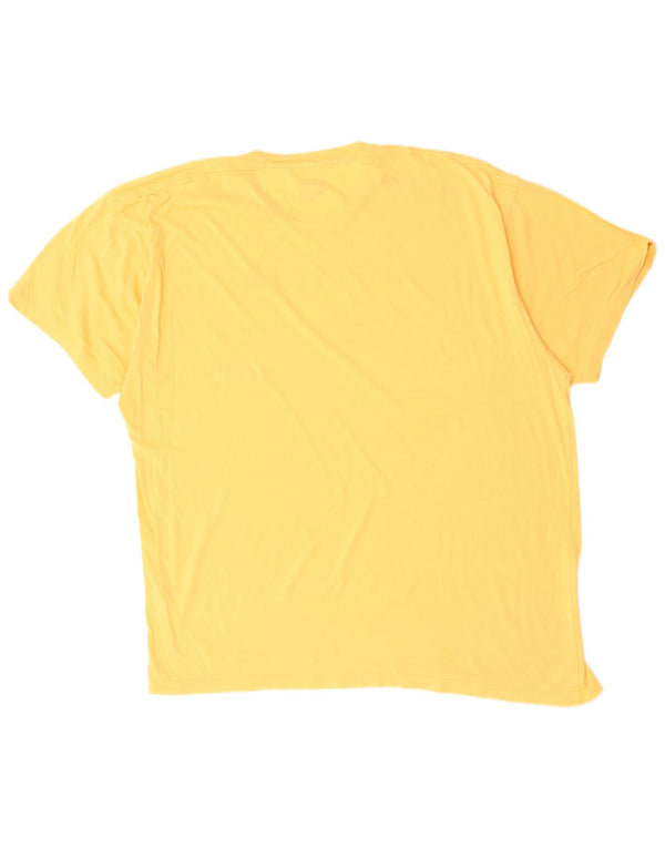 Vans Herre Classic Fit T-Shirt Top XL Gul Bomuld