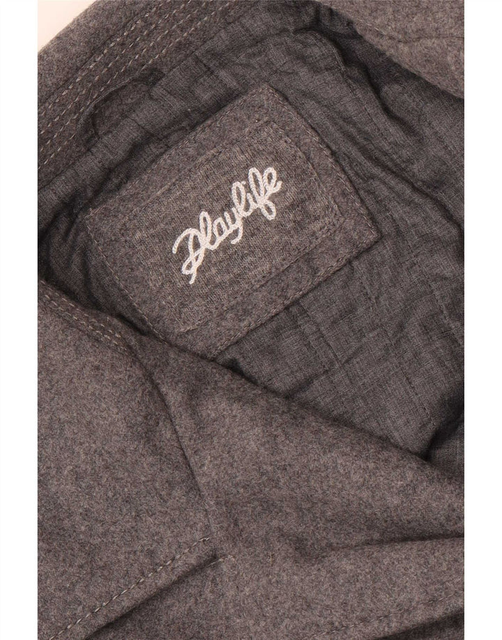 Playlife Herre Overfrakke UK 40 Large Grå