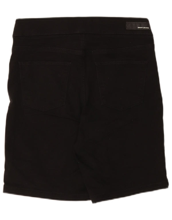Dkny Womens Bermuda Shorts W30 Medium Sort Bomuld