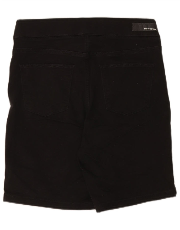 Dkny Womens Bermuda Shorts W30 Medium Sort Bomuld