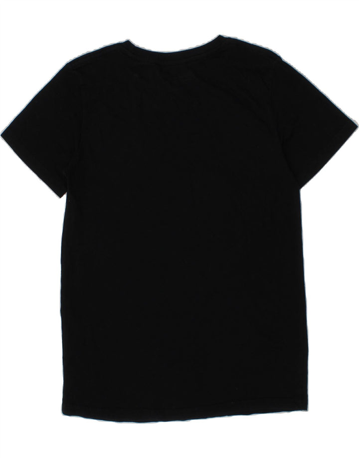 CHAMPION Boys Graphic T-Shirt Top 9-10 Years Medium Black Cotton Vintage Champion and Second-Hand Champion from Messina Hembry 