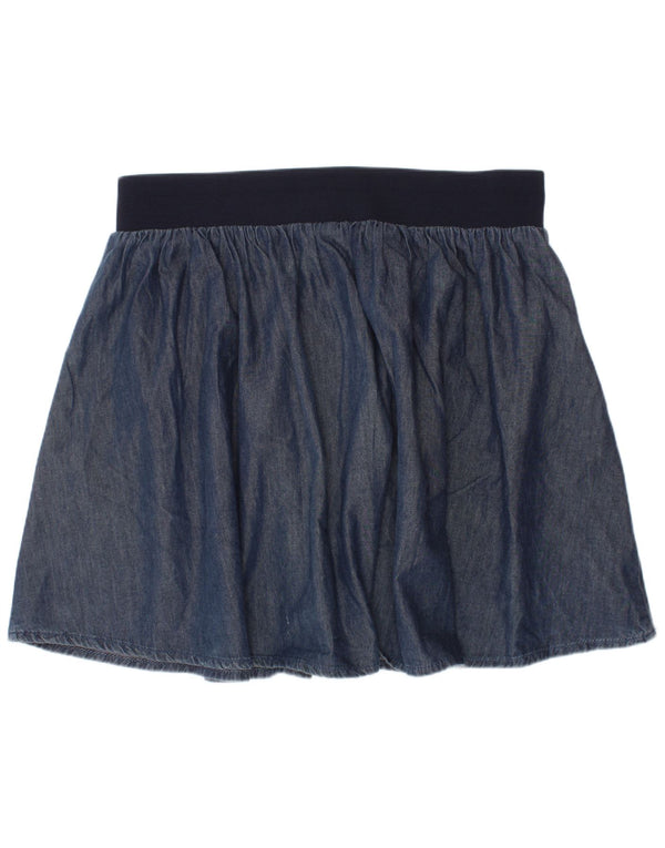 Benetton piger denim nederdel 11-12 år 2XL W30 marineblå bomuld