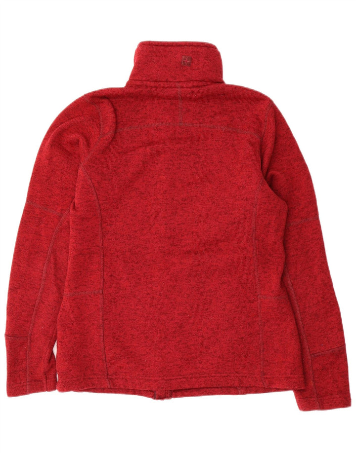 Mountain Warehouse Dame træningsdragt Topjakke UK 12 Medium Rød Polyester