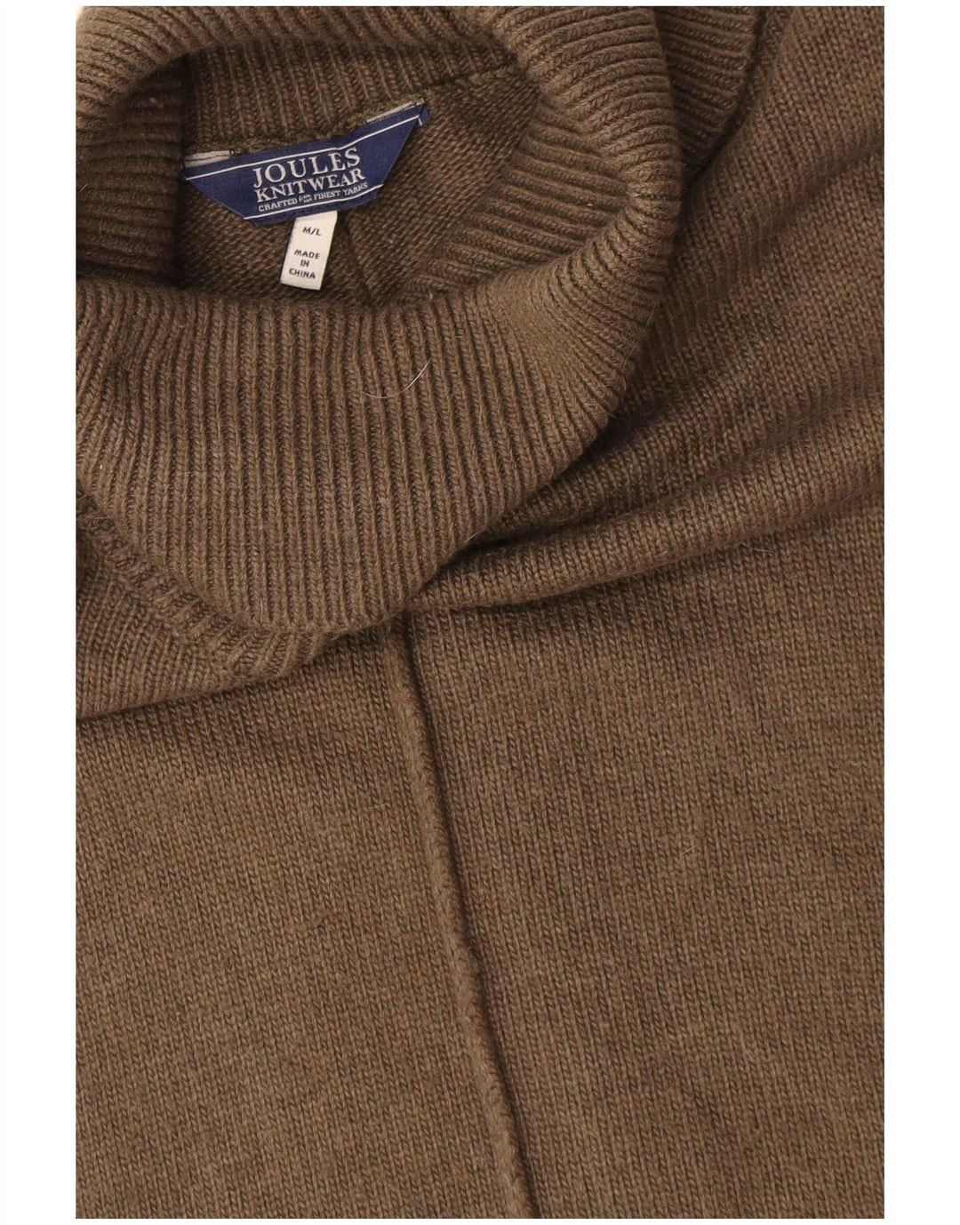 Joules Dame Oversized Roll Neck Poncho Jumper UK 14 Medium Khaki Viscose