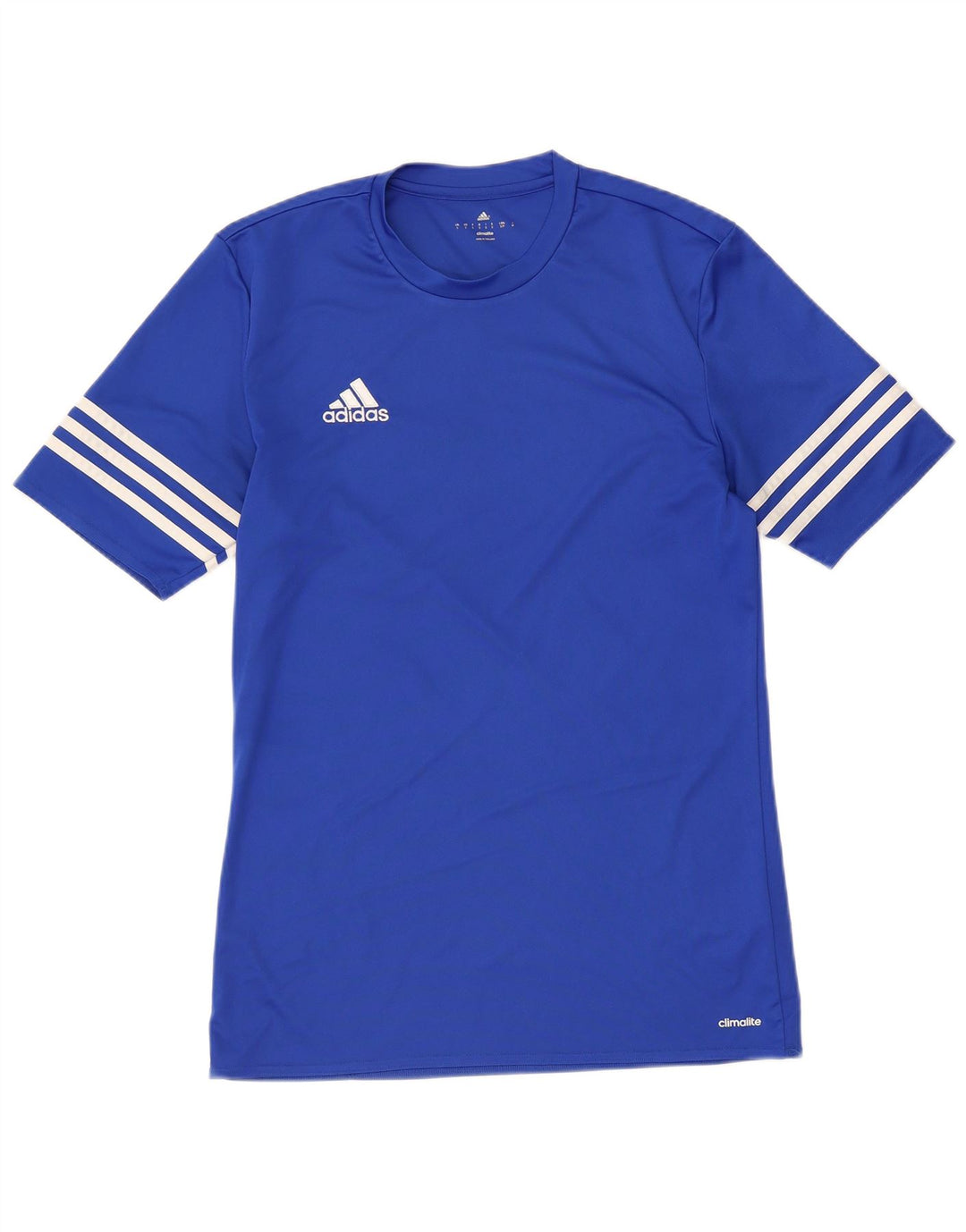 ADIDAS Herre Climalite T-Shirt Top Lille Blå Polyester