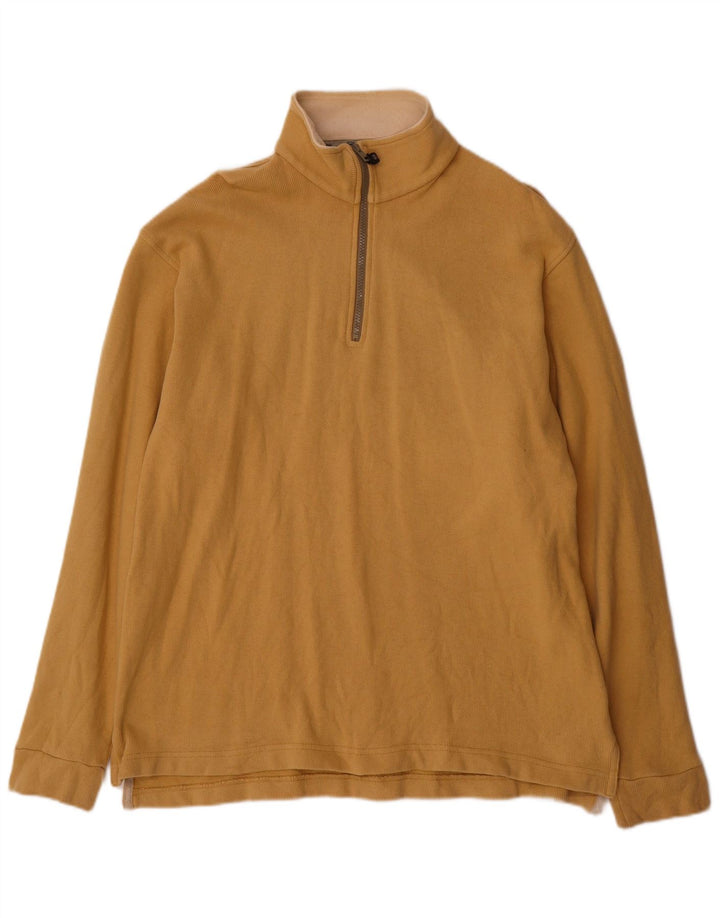 Sergio Tacchini Herre sweater med lynlåshals XL Brun