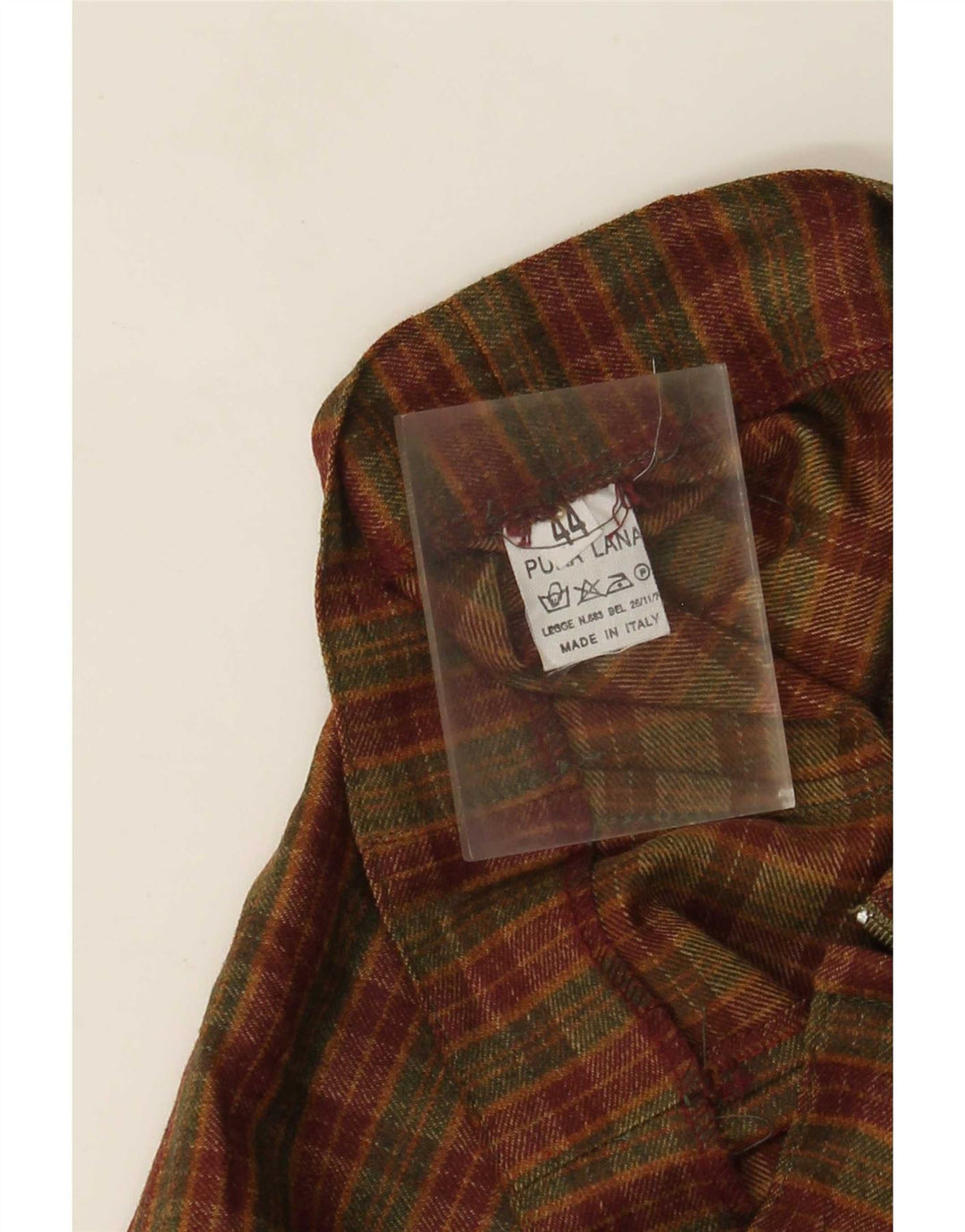 Vintage damebukser med tilspidsede jakkesæt IT 44 Medium W26 L30 brun ternet