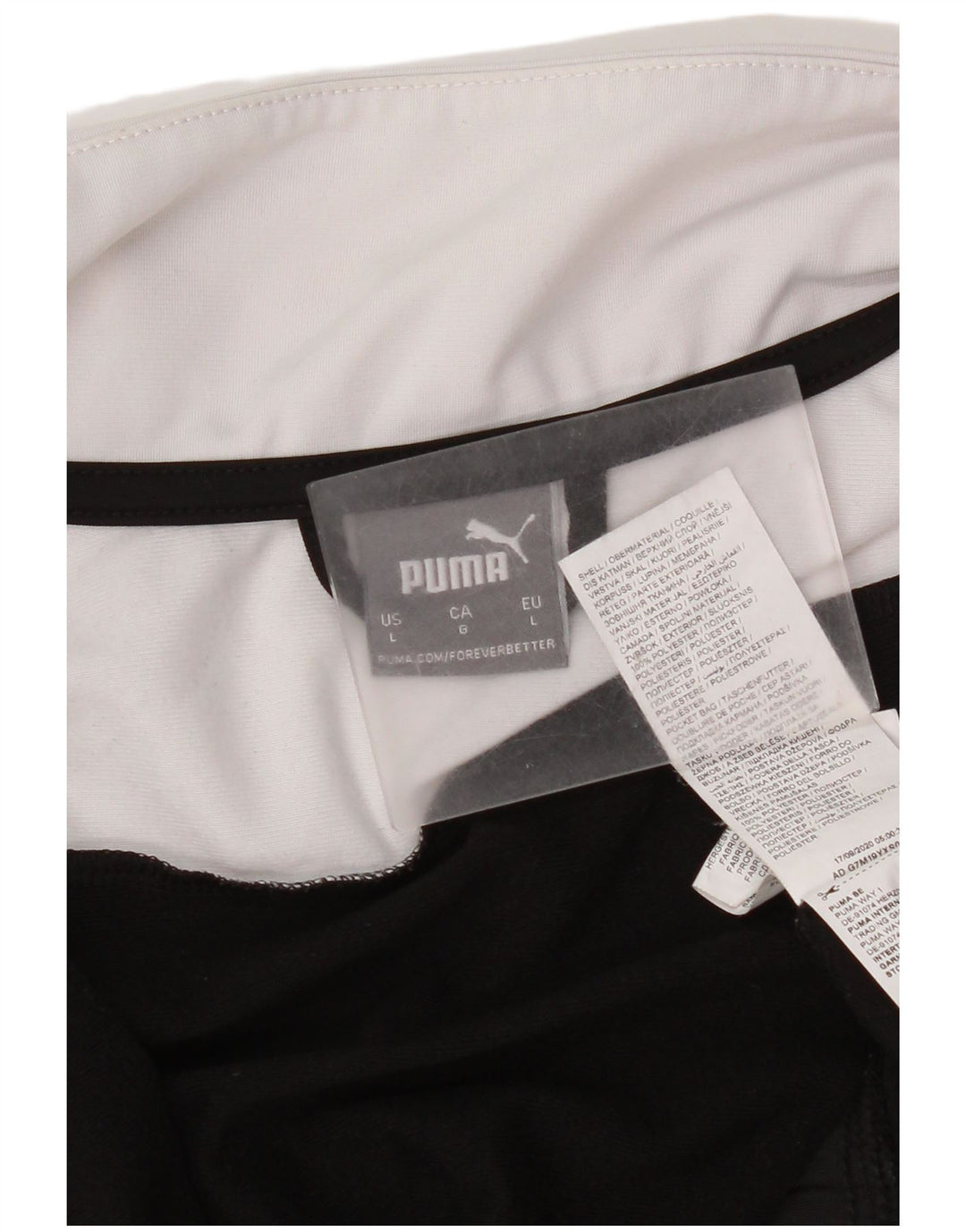 Puma Træningsdragt Topjakke til mænd Stor Sort Colourblock Polyester