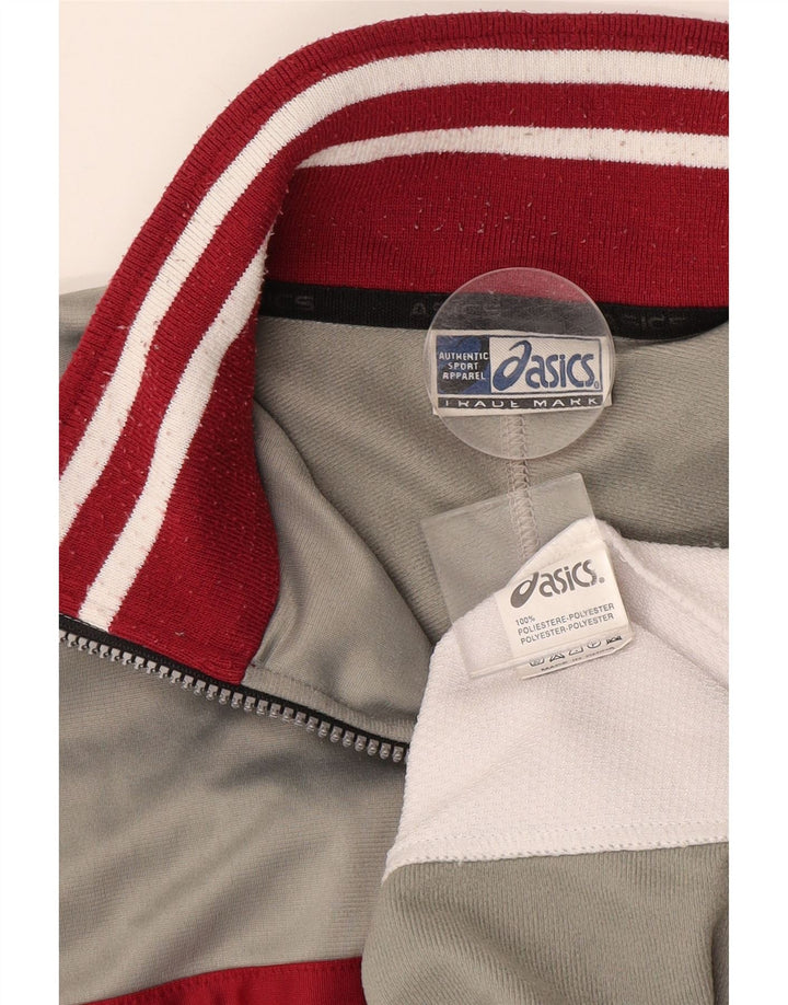 ASICS Træningsdragt til mænd Topjakke XL Grå Colourblock Polyester