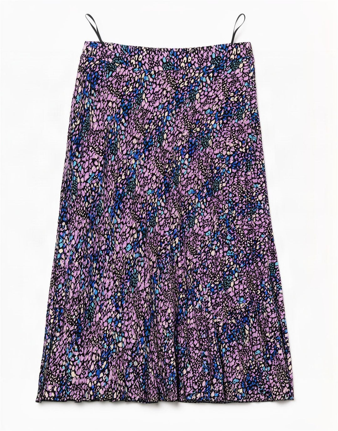 Marks & Spencer A-line nederdel til kvinder UK 14 Large W34 Flerfarvet plettet