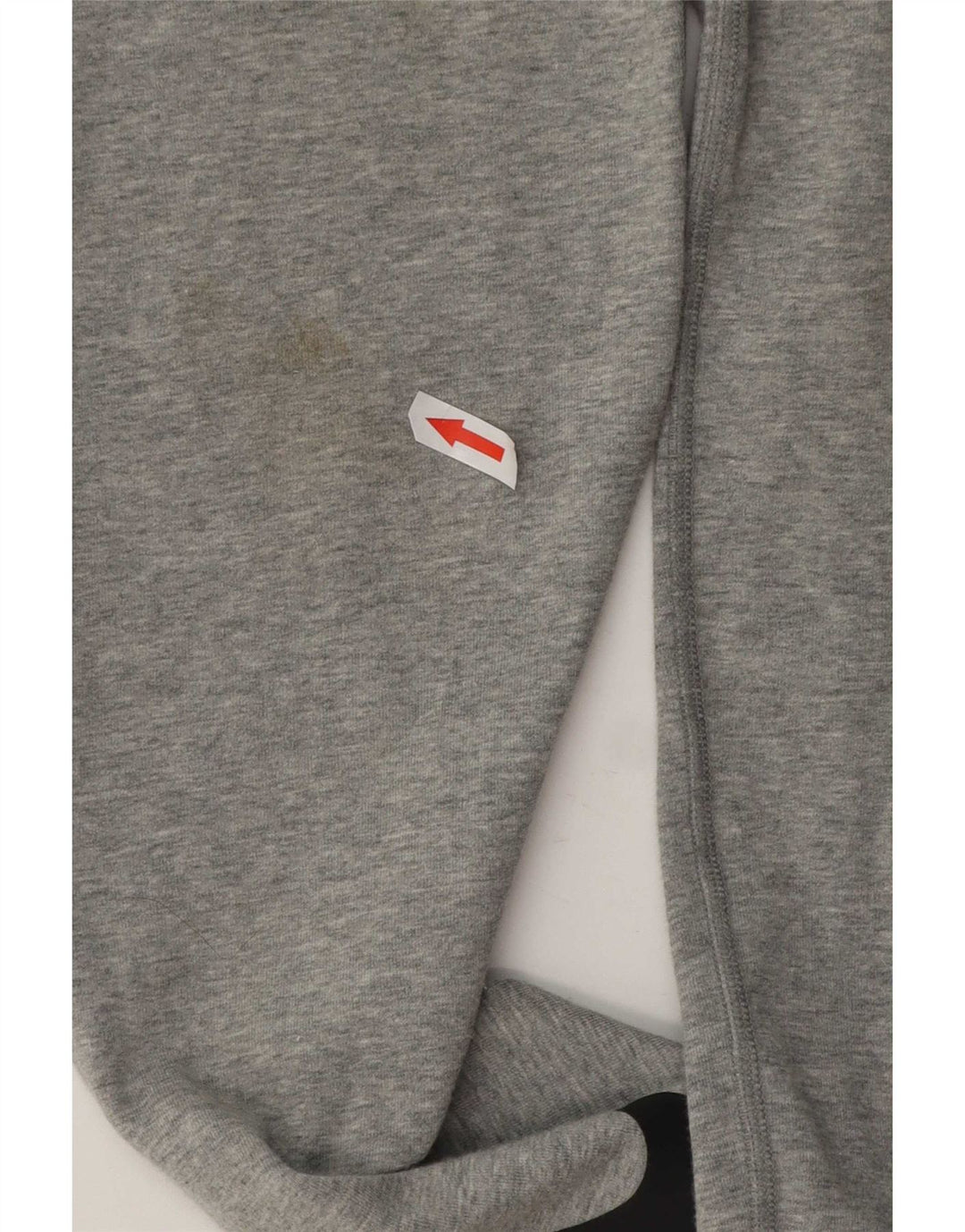 Nike Dame Leggings UK 14 Medium Grey Cotton Sports