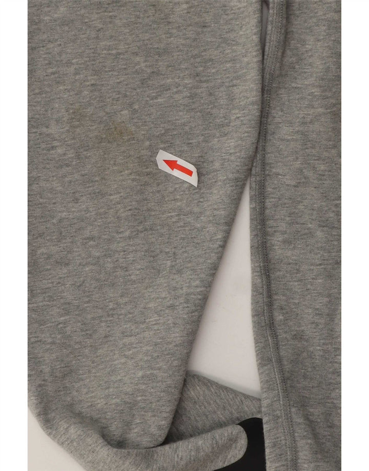 Nike Dame Leggings UK 14 Medium Grey Cotton Sports