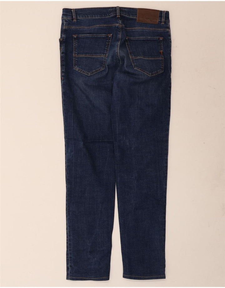 TRUSSARDI Slim Jeans til mænd W33 L30 blå bomuld