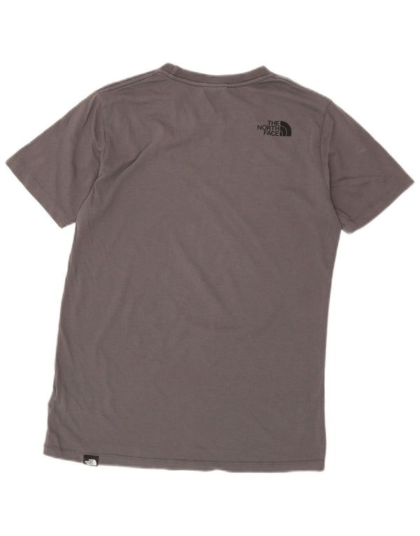 The North Face Boys Grafisk T-Shirt Top 14-15 år XL Grå Bomuld