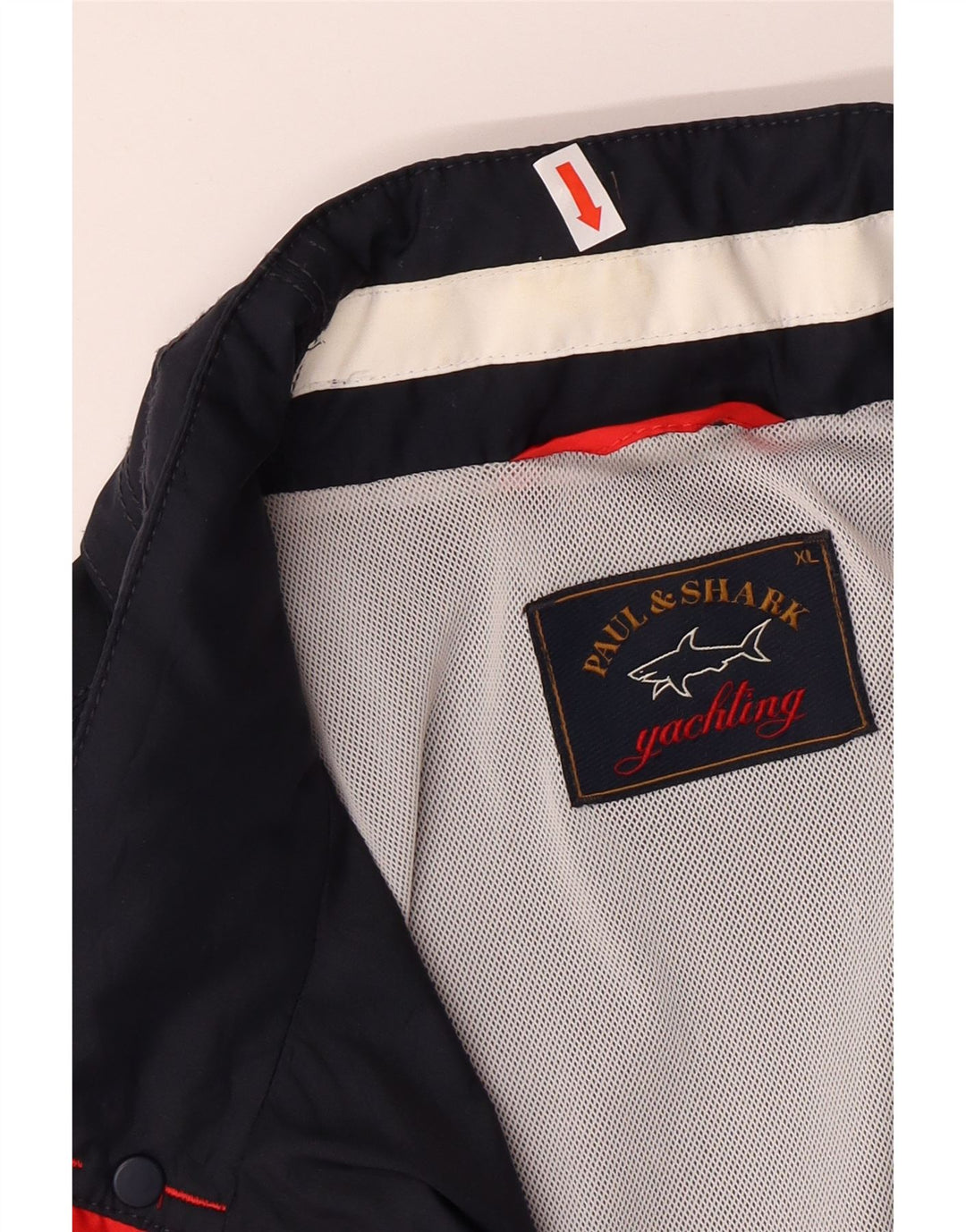 PAUL & SHARK Herre Yachting Regnjakke med hætte UK 42 XL Navy Blue