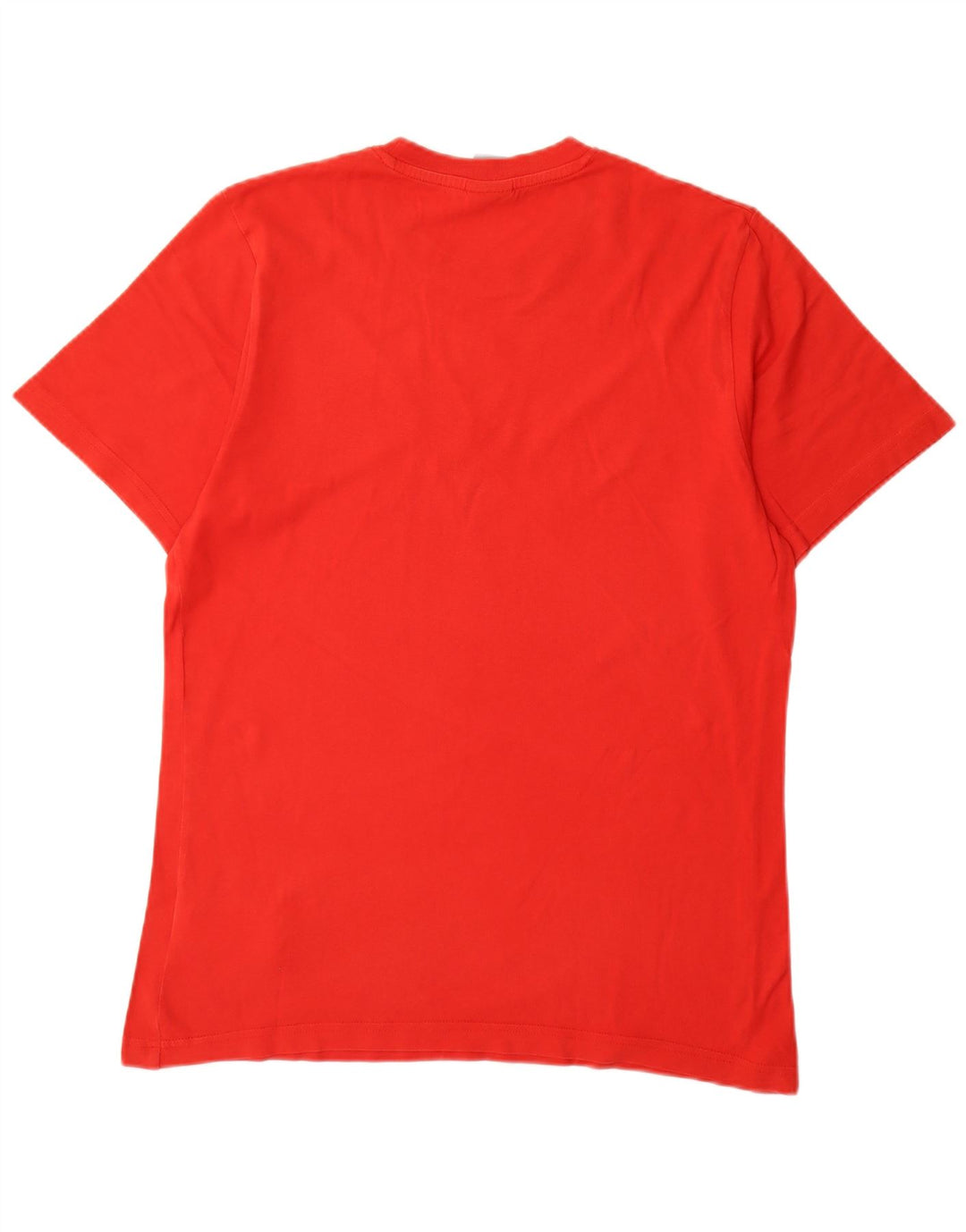 Nike Herre grafisk T-shirt Top UK 39/41 Medium Rød Bomuld
