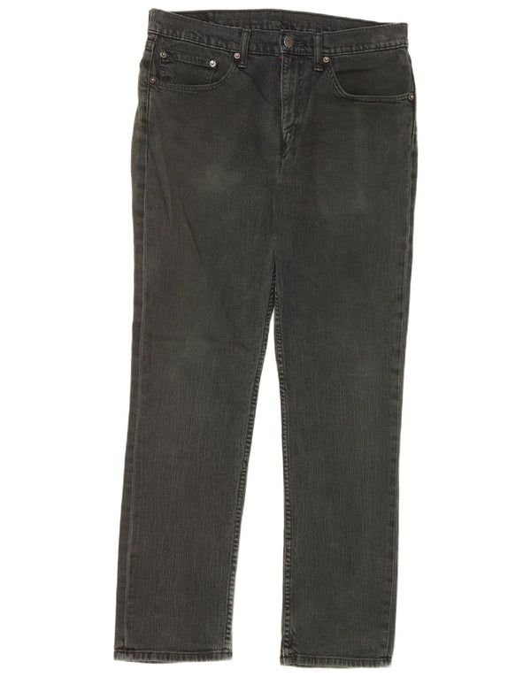Levi's Straight Jeans til mænd W34 L32 sort bomuld
