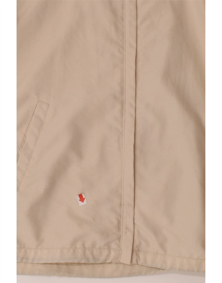 CONTE OF FLORENCE Womens Tracksuit Top Jacket UK 14 Medium Beige Polyester Vintage Conte of Florence and Second-Hand Conte of Florence from Messina Hembry 