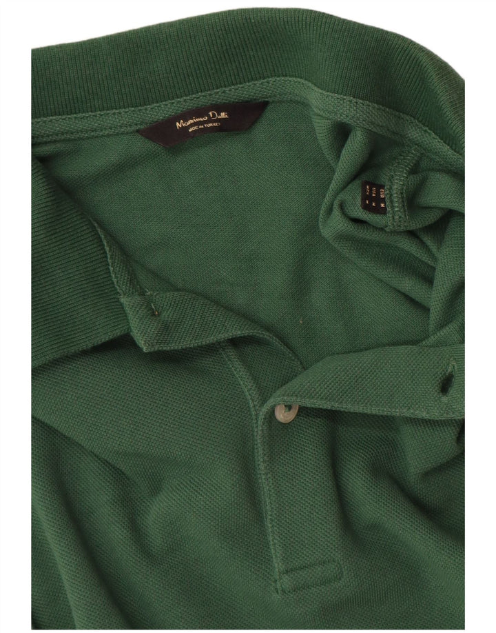 Massimo Dutti Herre poloshirt Medium Grøn Bomuld
