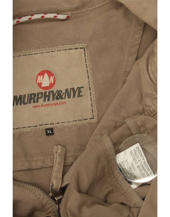 Murphy & Nye Bomberjakke til mænd UK 42 XL Beige Bomuld