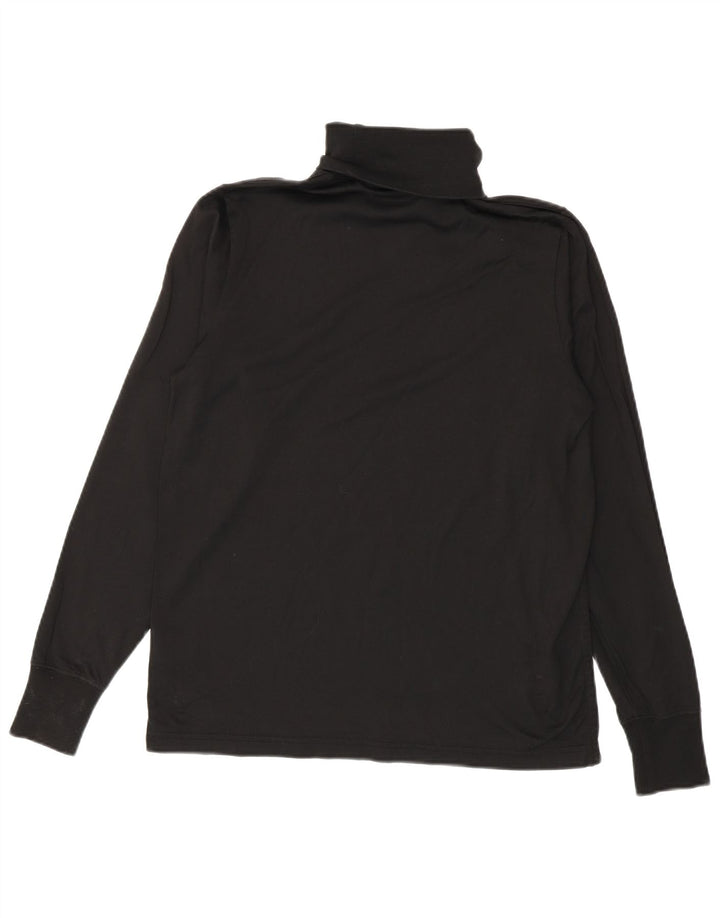 Lacoste Herre Regular Fit Top Langærmet Størrelse 4 Medium Sort Bomuld