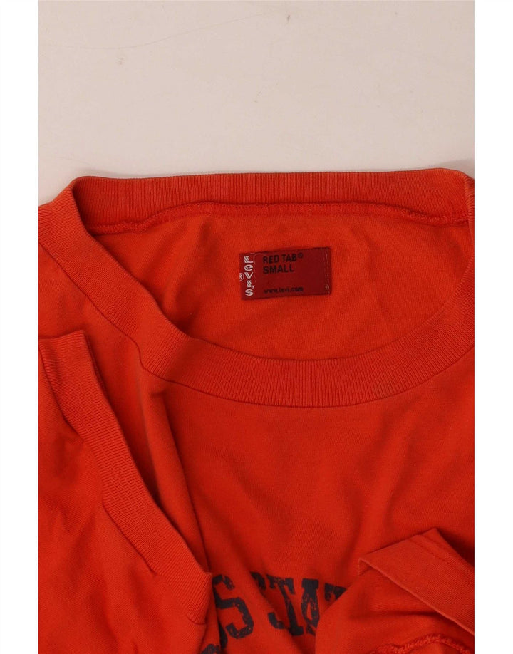 Levi's Herre Grafisk T-Shirt Top Lille Orange
