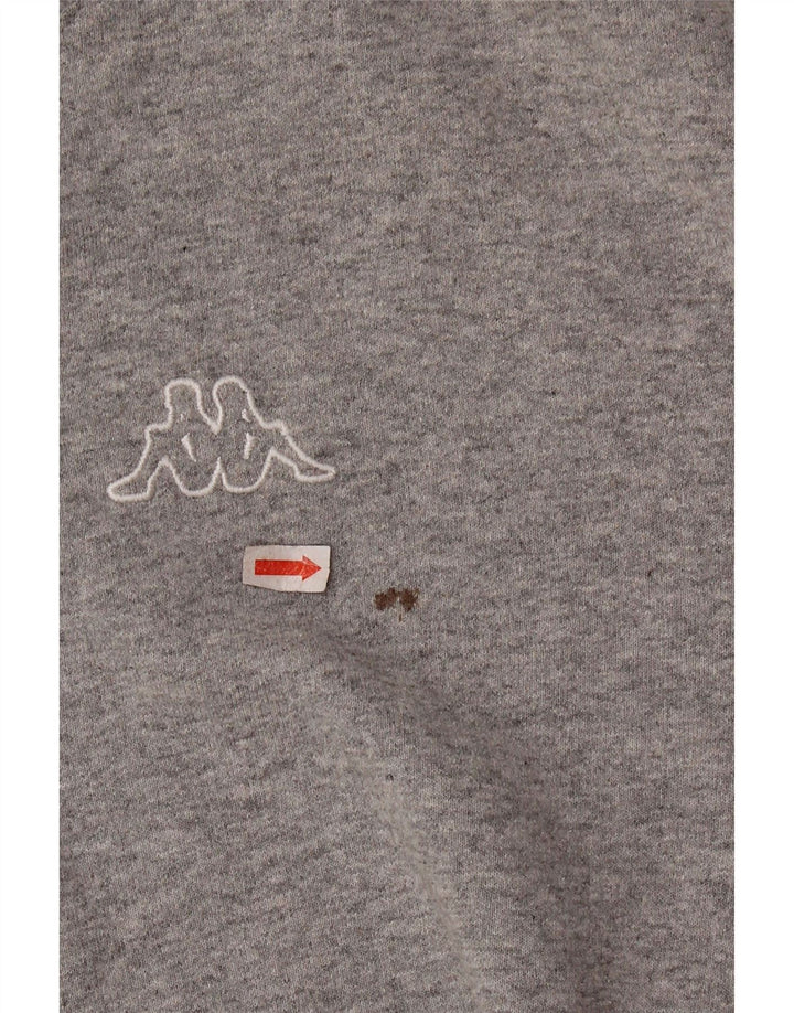 Kappa Dame Crop Top Langærmet UK 18 XL Grå