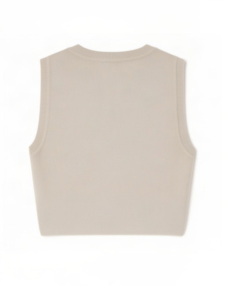 Zara Womens Crop Vest Top UK 8 Small White